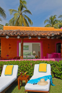 View of Terrace entry to Casa del Domo King Suite